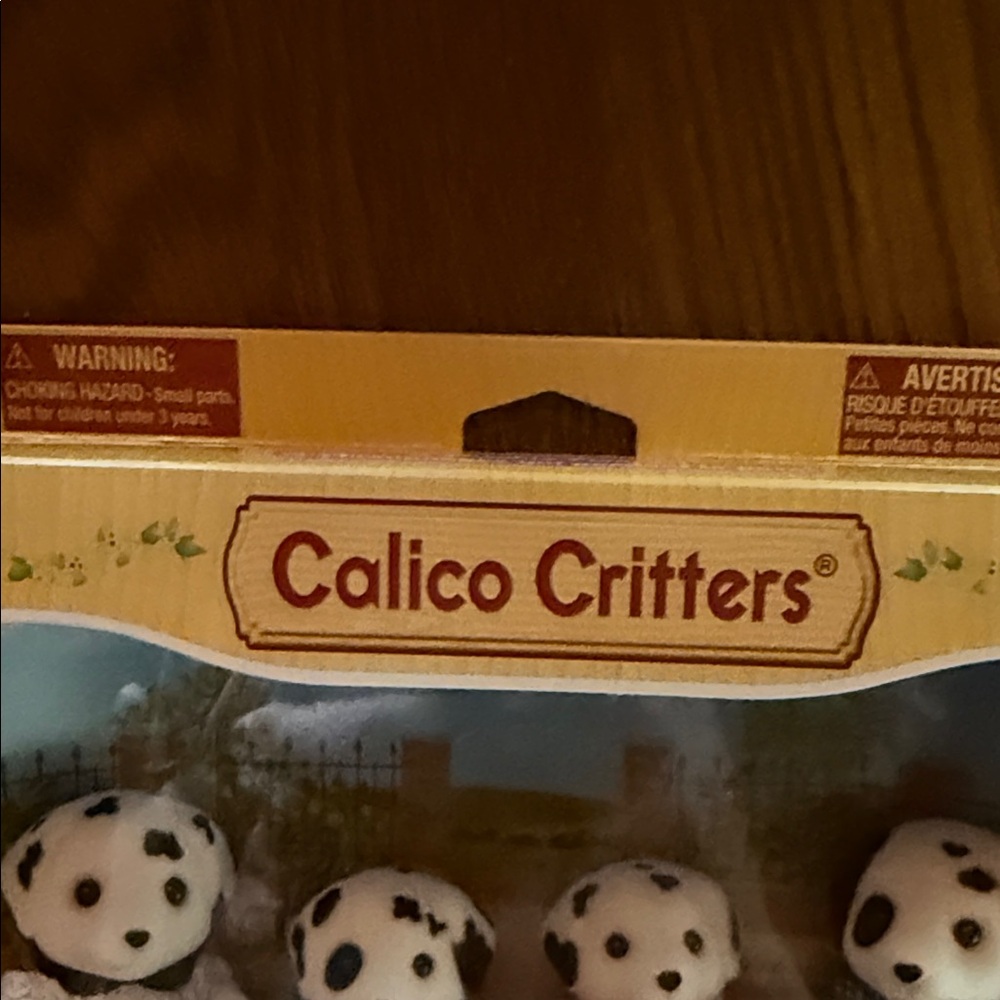 Calico Critters Dalmatian Family Plush Toy Set - White & Black - Picture 5 of 5